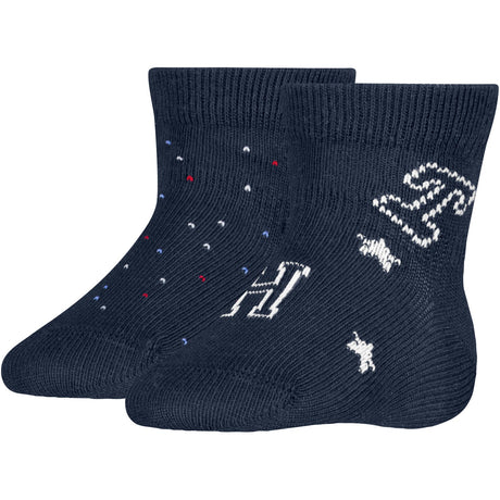 Tommy Hilfiger Tommy Original Baby Socks 2-Pack Letters