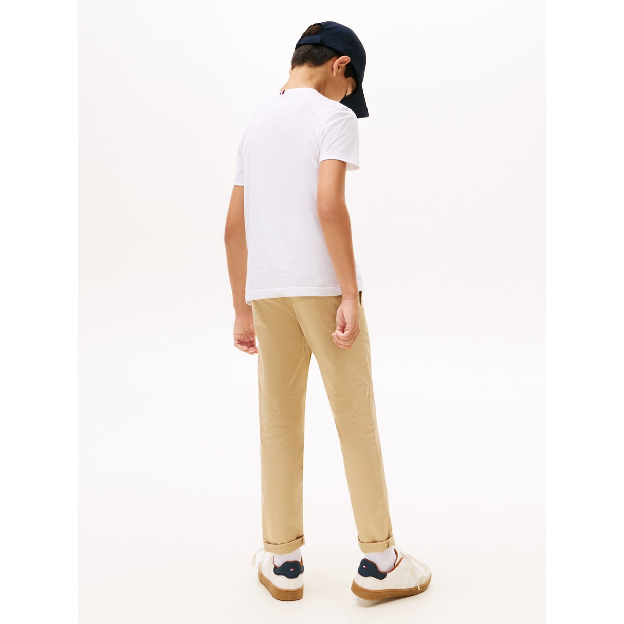 Tommy Hilfiger White Essential Cotton Reg Fit Tee Ss