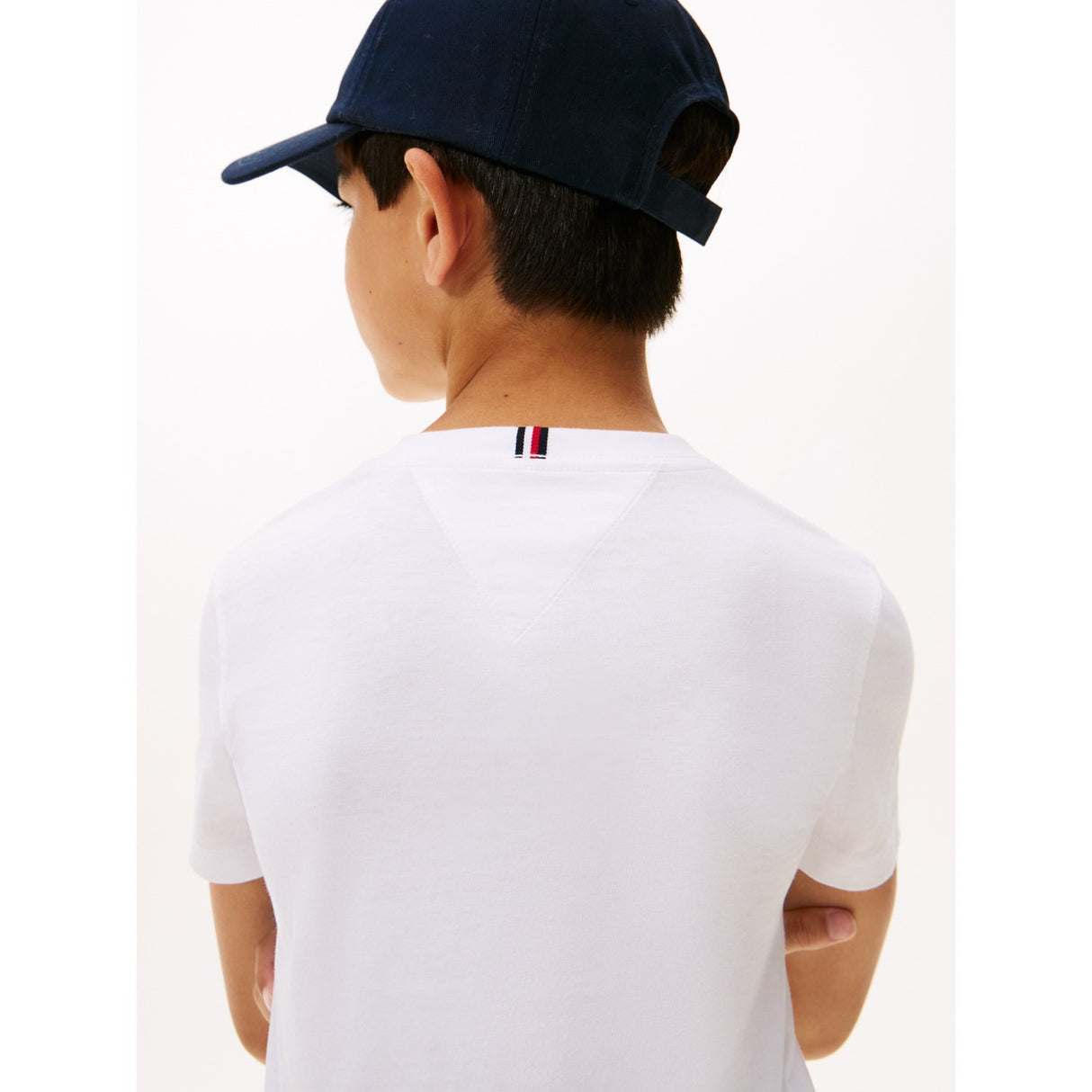 Tommy Hilfiger White Essential Cotton Reg Fit Tee Ss