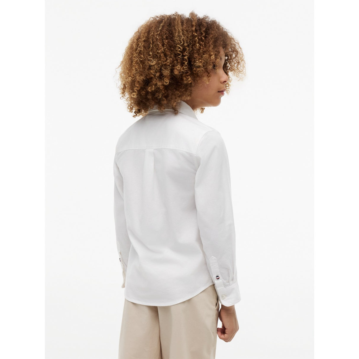 Tommy Hilfiger White Flag Oxford Shirt Ls