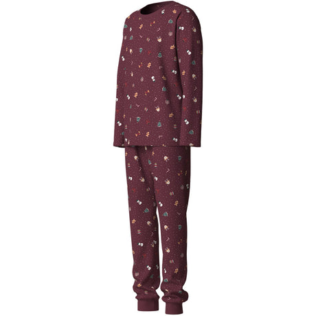 Name It Burgundy Christmas Nanvismas Ls Nightset