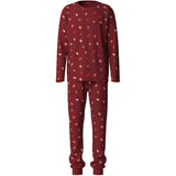 Name It Red Dahlia Christmas Nanvismas Ls Nightset