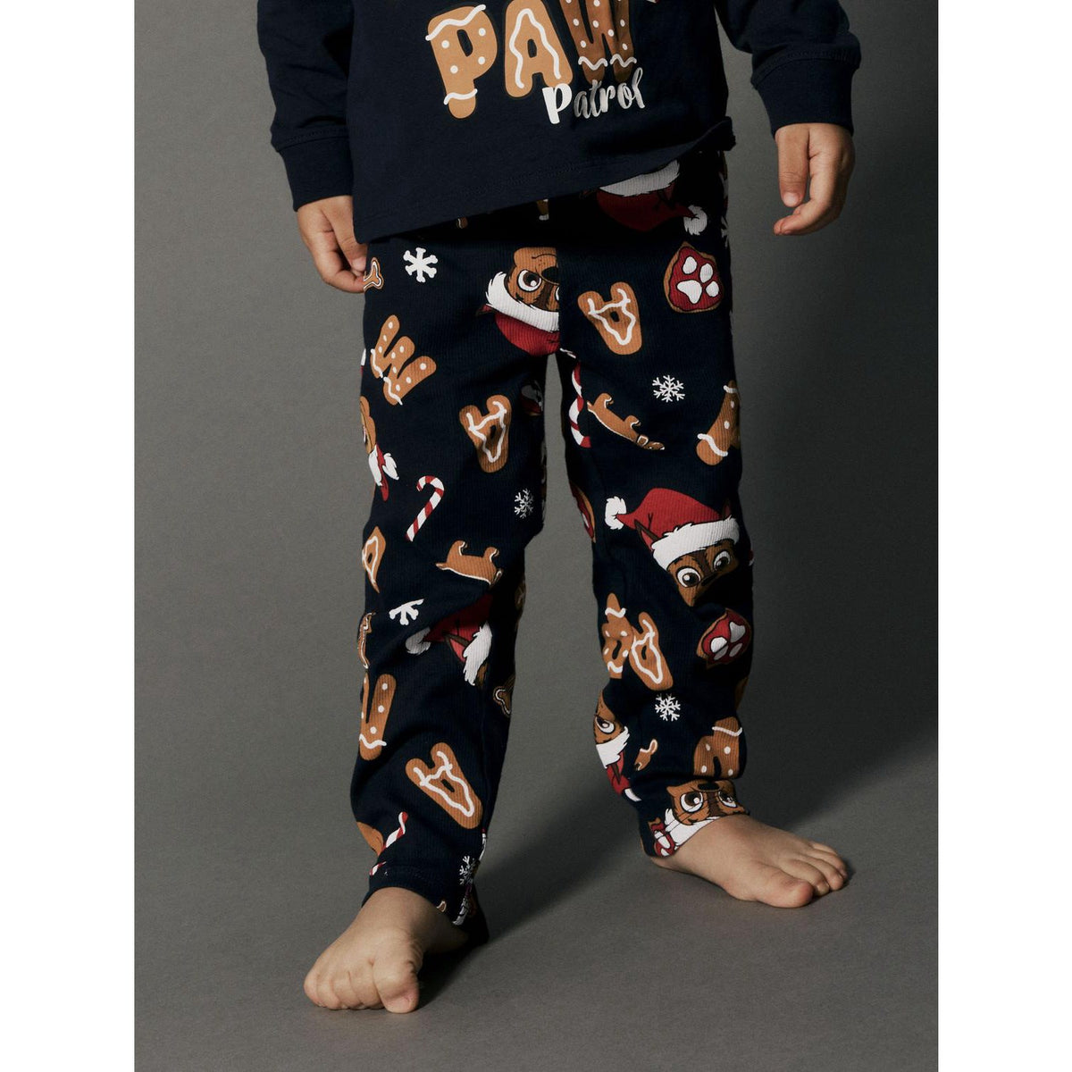 Name It Navy Blazer Nmmslavo Paw Ls Nightset Cplg