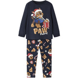 Name It Navy Blazer Nmmslavo Paw Ls Nightset Cplg