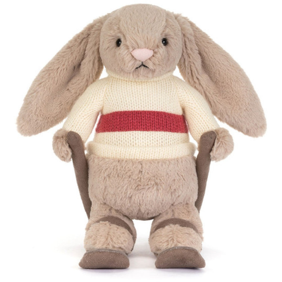 Jellycat Beige Bashful Bunny Gold Medal Ski Outfit