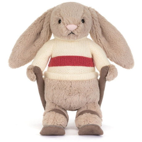 Jellycat Beige Bashful Bunny Gold Medal Ski Outfit