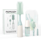 Momcozy Green Push-Press Design Bottle Brush Kit
