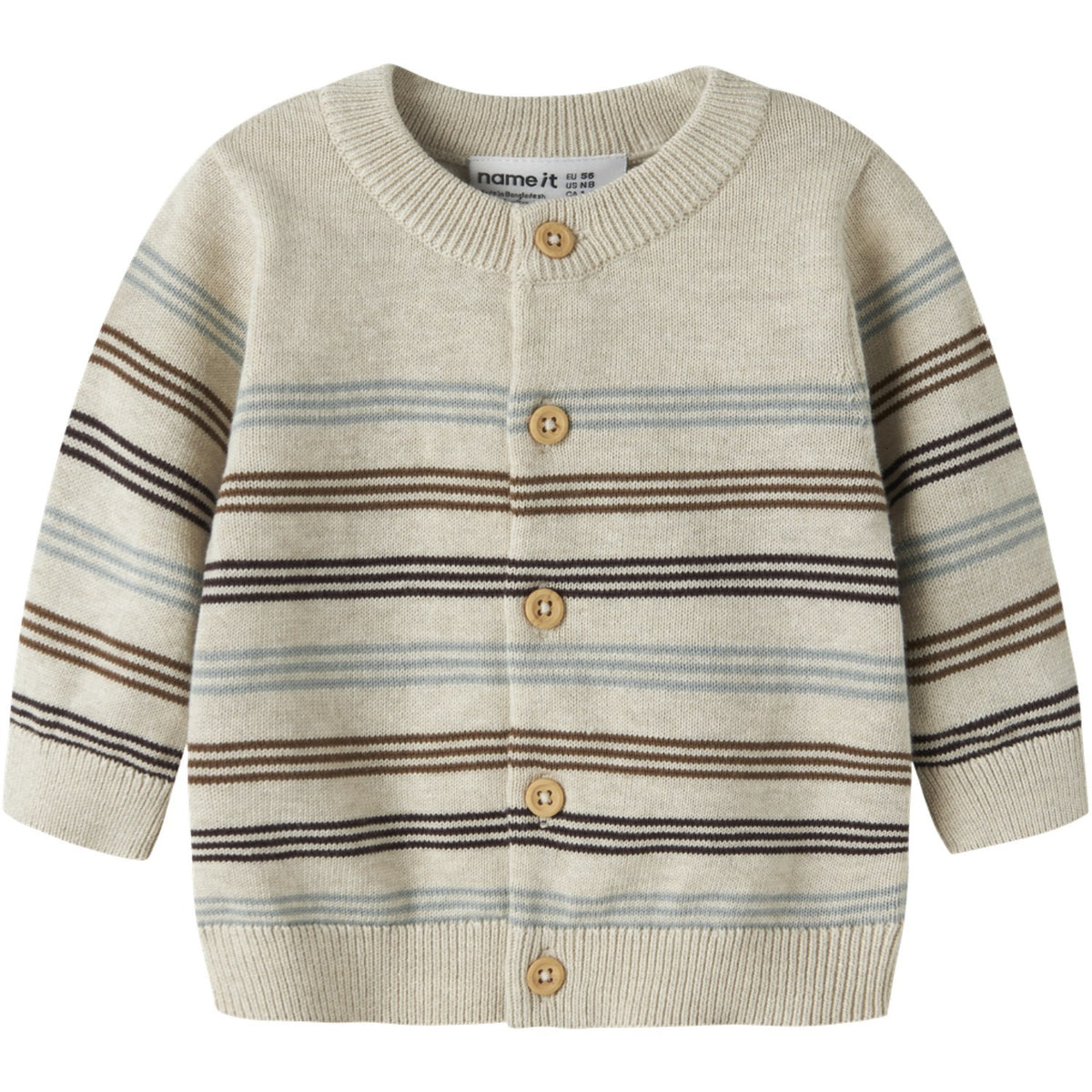 Name It Peyote Melange Nbmronnys Ls Knit Card