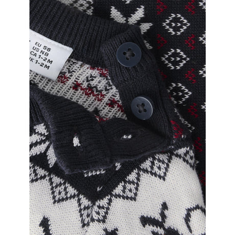 Name It Navy Blazer Nbnrismas Ls Knit