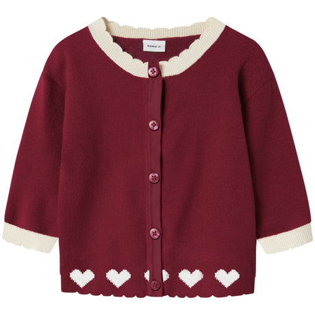 Name It Red Dahlia Nbfralbo Ls Knit Card