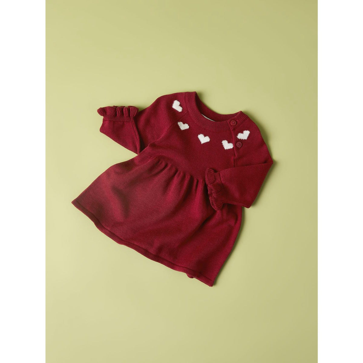 Name It Red Dahlia Nbfrisse Ls Knit Dress