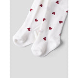 Name It Bright White Red Dhalia Nbfvichristmas 2-Pack Tights