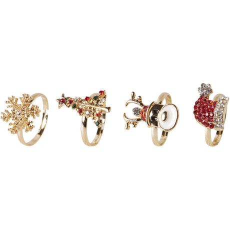 Name It Gold Colour 626 Nkfacc-Omary 4-Pack Ringbox