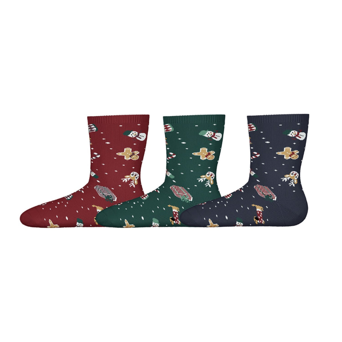 Name It Botanical Garden Nknvismas 3-Pack Socks