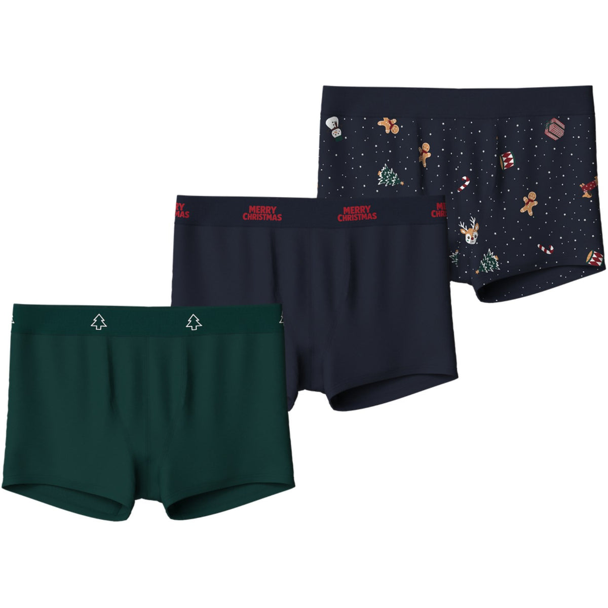 Name It Navy Blazer Nkmvismas 3-Pack Boxer Giftpack