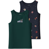 Name It Navy Blazer Nmmvismas 2-Pack Tank Top Giftpack