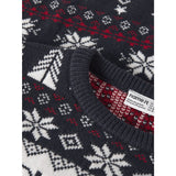Name It Navy Blazer Nknrismas Ls Knit Cot