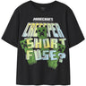 Name It Black Nkmif Minecraft Ss Nreg Top Box Bfu