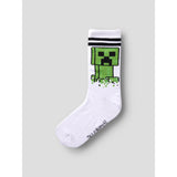 Name It Bright White Nkmnihat Minecraft 3-Pack Socks Bfu