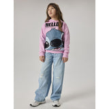 Name It Full Blooming Pink Nkfolbana Stitch Rlx Sweat Wh Bru Wdi