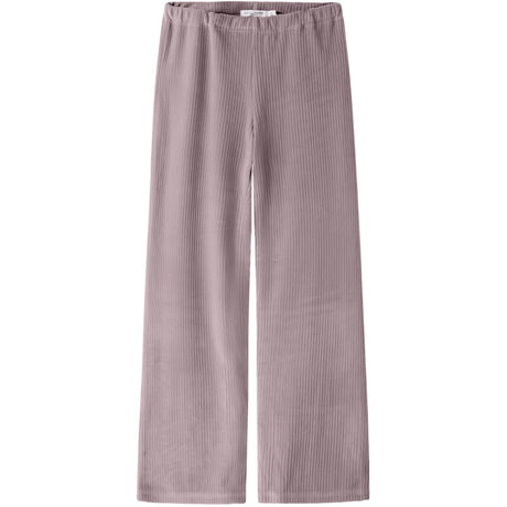 Name It Mauve Shadows Nkfveloa Velvet Pants
