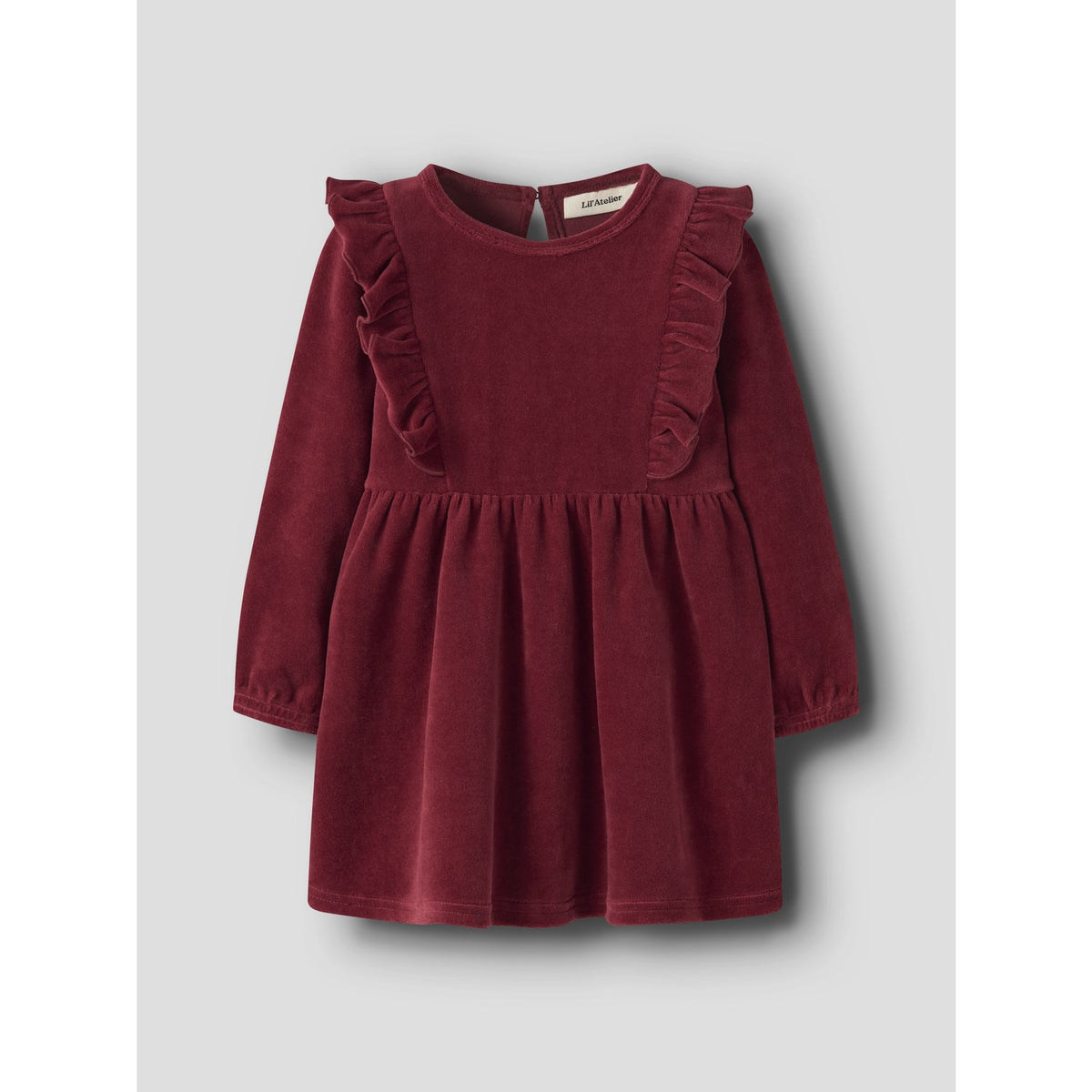 Lil'Atelier Biking Red Nmfsaga Sag Ls Dress Lil