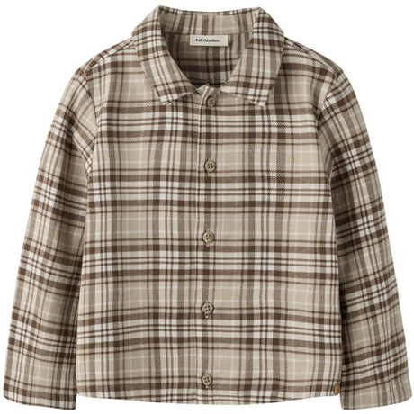 Lil'Atelier White Pepper Nmmrenrik Ls Loose Shirt Lil
