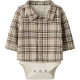 Lil'Atelier White Pepper Nbmrenrik Ls Loose Body Shirt Lil