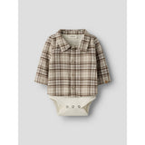 Lil'Atelier White Pepper Nbmrenrik Ls Loose Body Shirt Lil