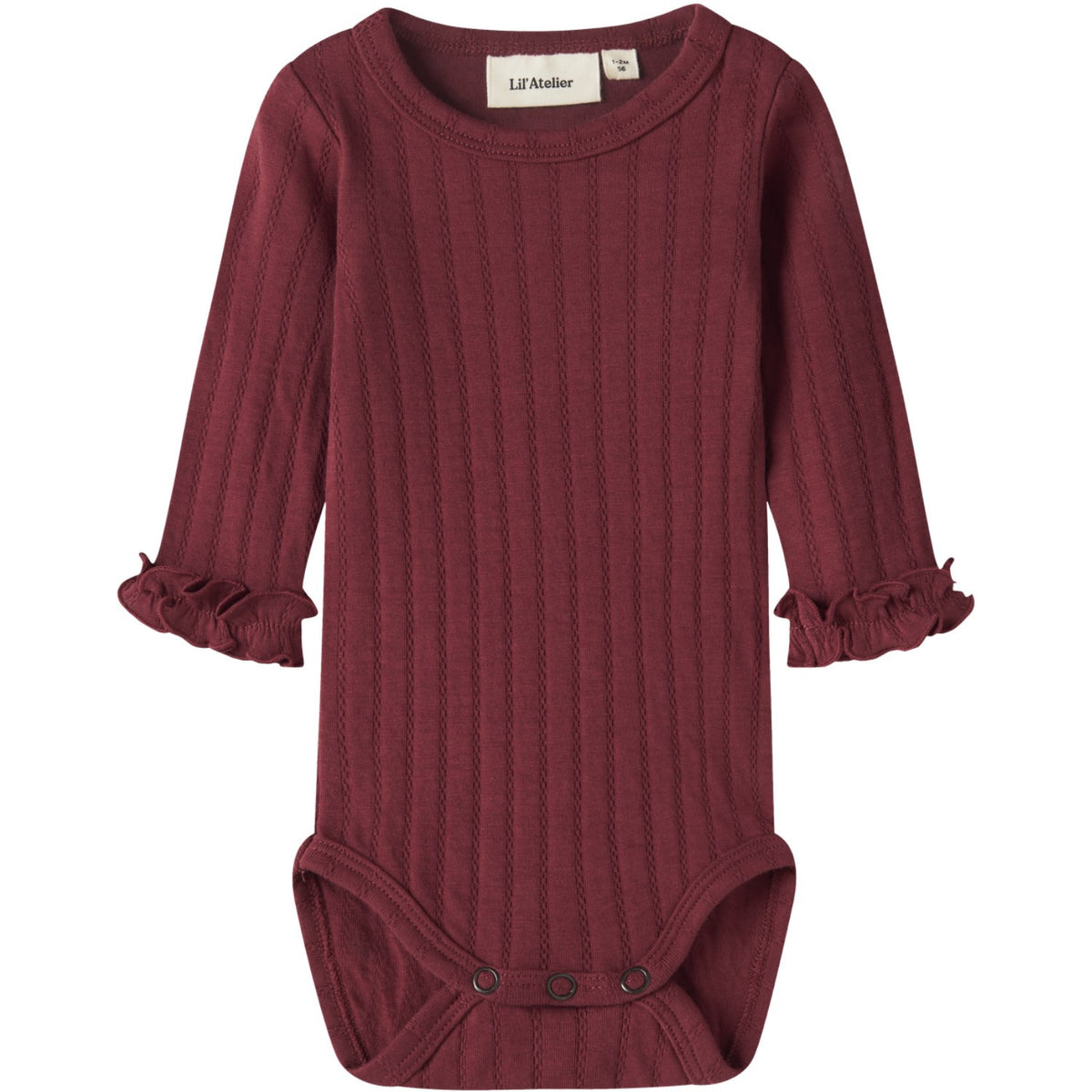 Lil'Atelier Biking Red Nbfriver Ls Slim Body Lil