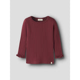 Lil'Atelier Biking Red Nmfriver Ls Slim Top Lil