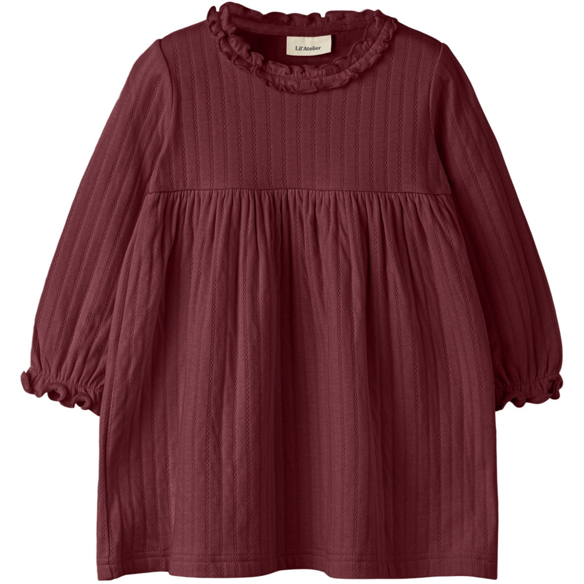 Lil'Atelier Biking Red Nmfriver Ls Dress Lil