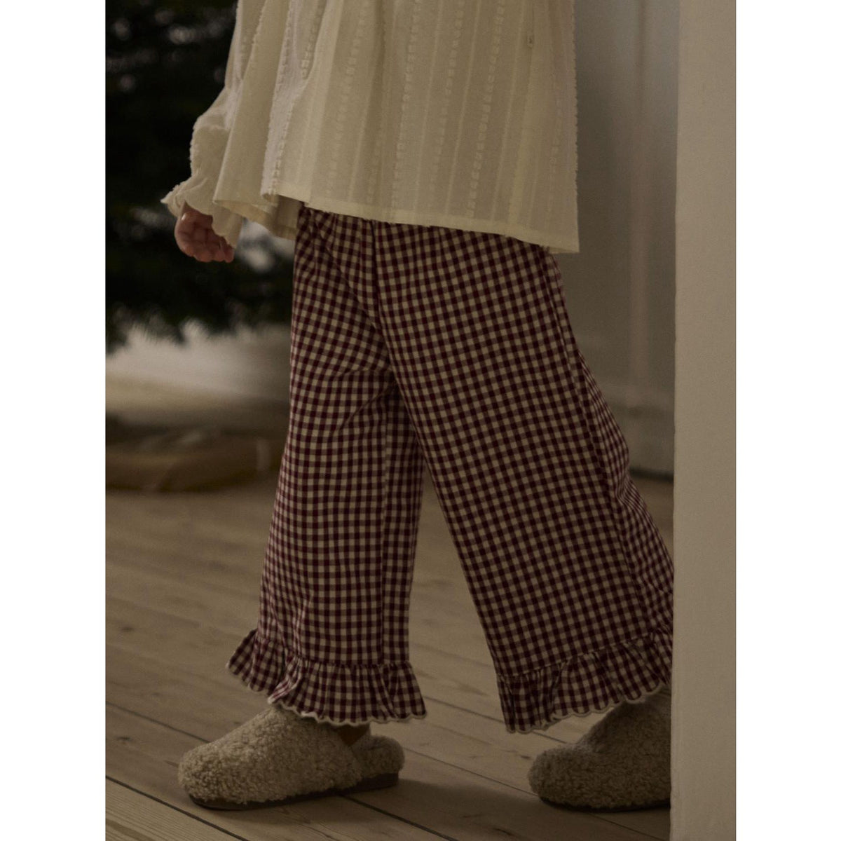 Lil'Atelier Biking Red Nmfroanne Loose Pants Lil