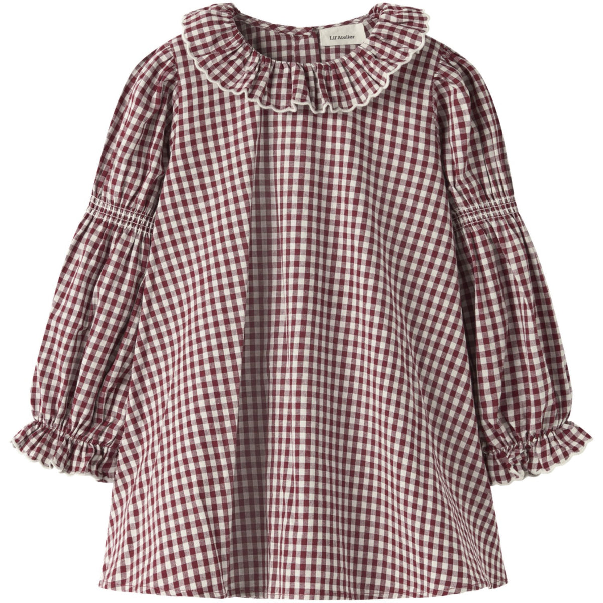 Lil'Atelier Biking Red Nmfroanne Ls Loose Dress Lil