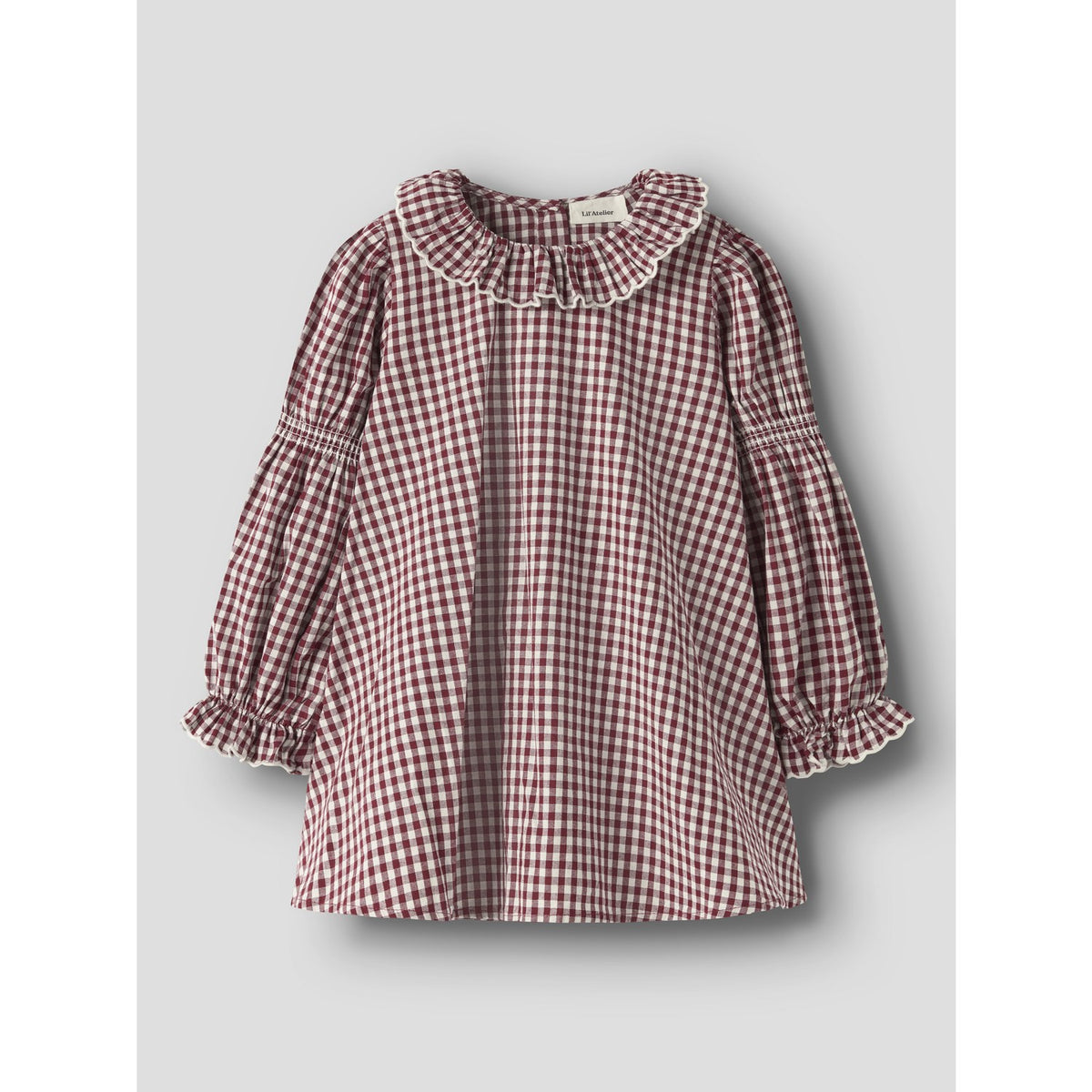 Lil'Atelier Biking Red Nmfroanne Ls Loose Dress Lil