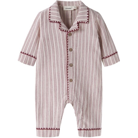 Lil'Atelier Turtledove Biking Red Nbnsage Nun Loose Night Suit Lil