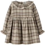 Lil'Atelier White Pepper Nmfrenrik Ls Loose Dress Lil