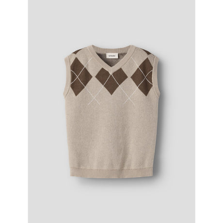 Lil'Atelier White Pepper Nmmronan Knit Vest Lil