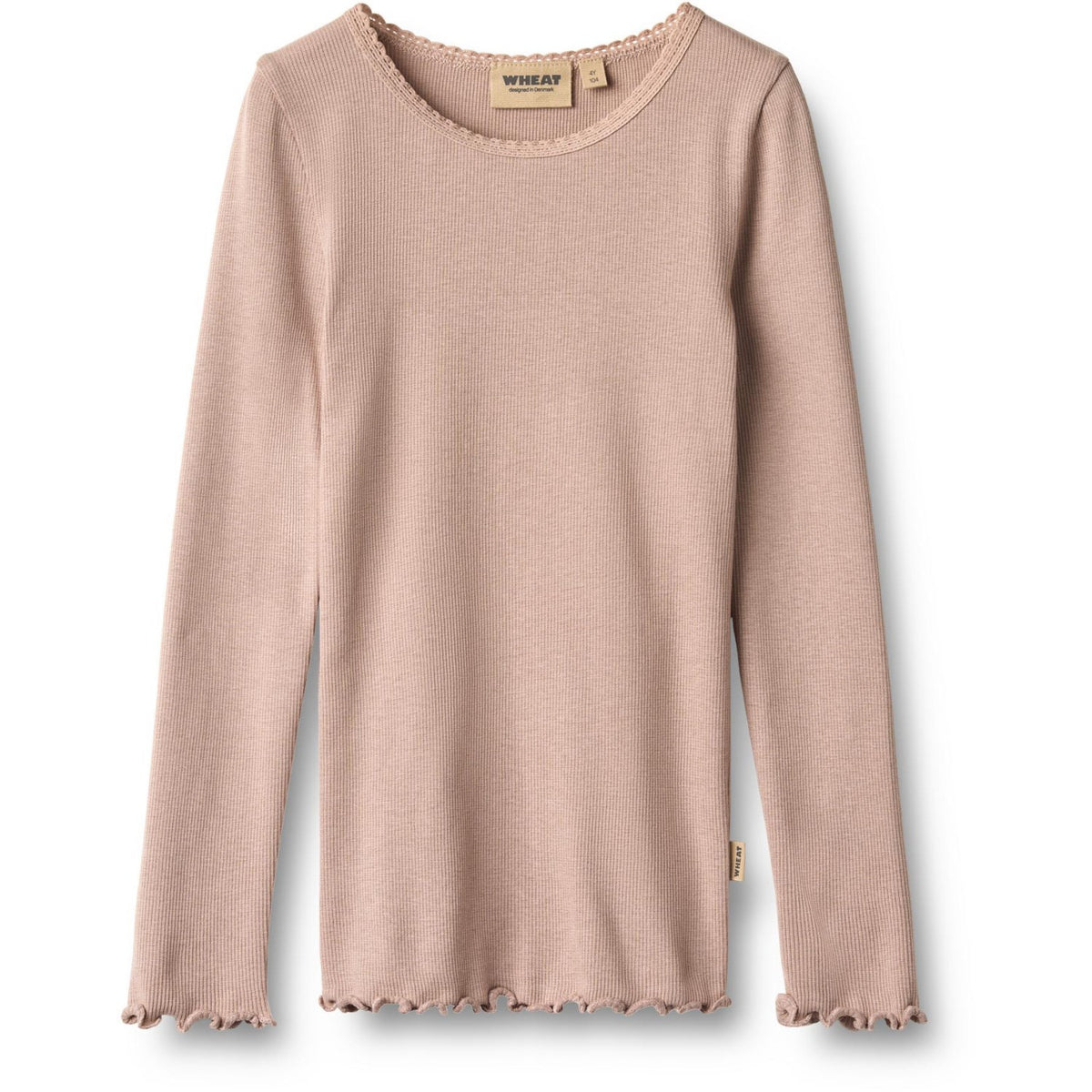 Wheat Dry Rose Rib Blouse Reese