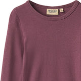 Wheat Eggplant Blouse Ida