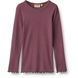 Wheat Eggplant Blouse Ida