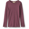 Wheat Eggplant Blouse Ida