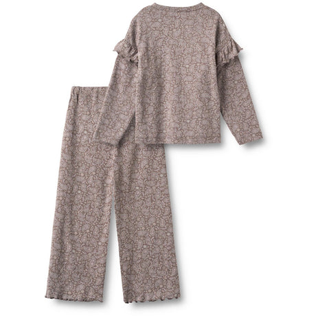 Wheat Purple Plum Paisley Set T-Shirt & Trousers Belinda