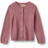 Wheat Warm Lilac Knit Cardigan Maia