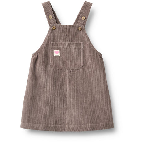Wheat Plum Truffle Pinafore Caroline Dress