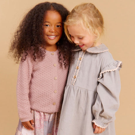 Wheat Slightly Blue Dress L/S Alissa