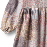 Wheat Patchwork Flowers Dress L/S Herdis