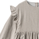 Wheat Greybrown Check Dress Gro