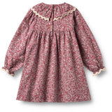 Wheat Grape Flowers Dress L/S Collar Elvira