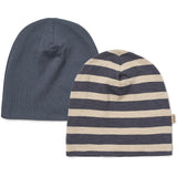 Wheat Greyblue Stripe 2 Hat Soft Aidan